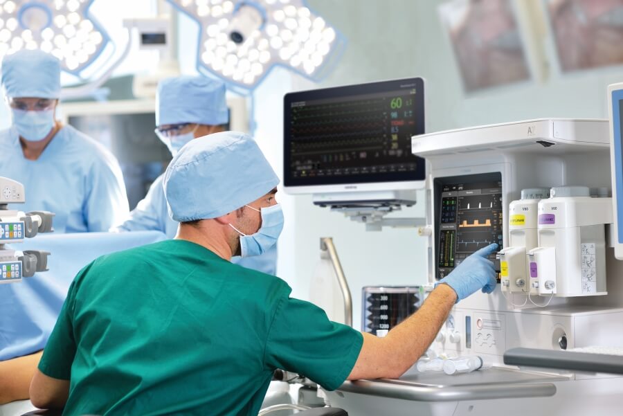 How does a patient prepare for general anesthesia?